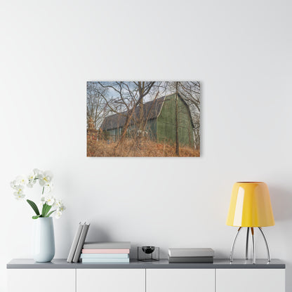 U R There Photography Yale Road Hidden Green Rustic Farmhouse Acrylic Wall Print