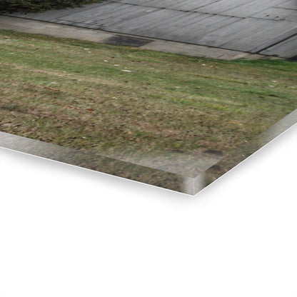 U R There Photography Milliman Road Grey Rustic Farmhouse Acrylic Wall Print