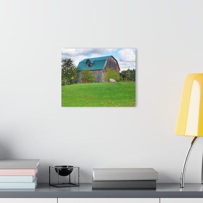 U R There Photography Frances Road Old Red II Rustic Farmhouse Acrylic Wall Print