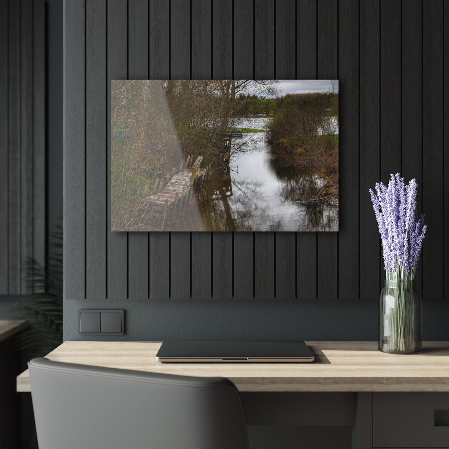 U R There Photography Private Pathways Rustic Farmhouse Acrylic Wall Print