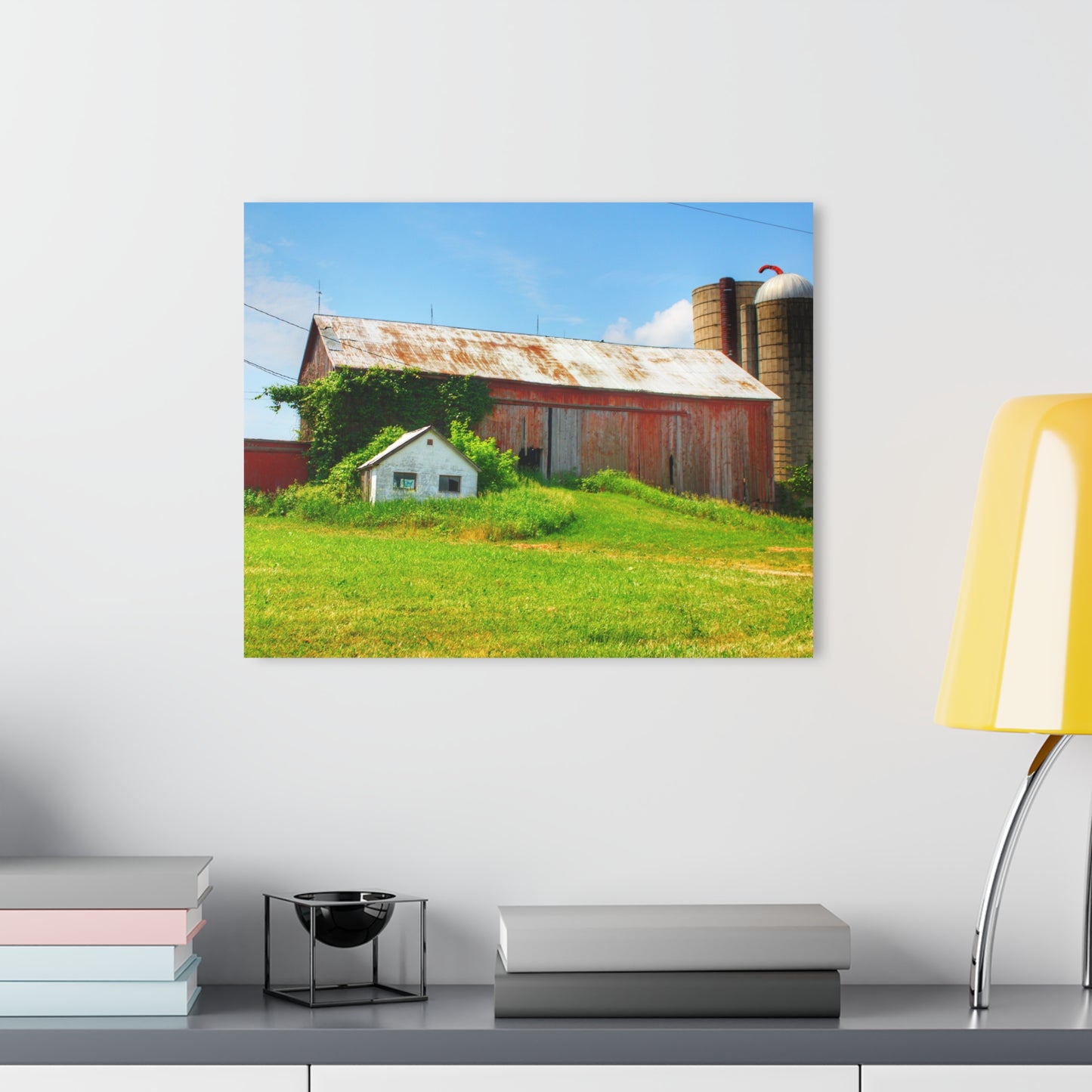 U R There Photography Marlette Red I Rustic Farmhouse Acrylic Wall Print