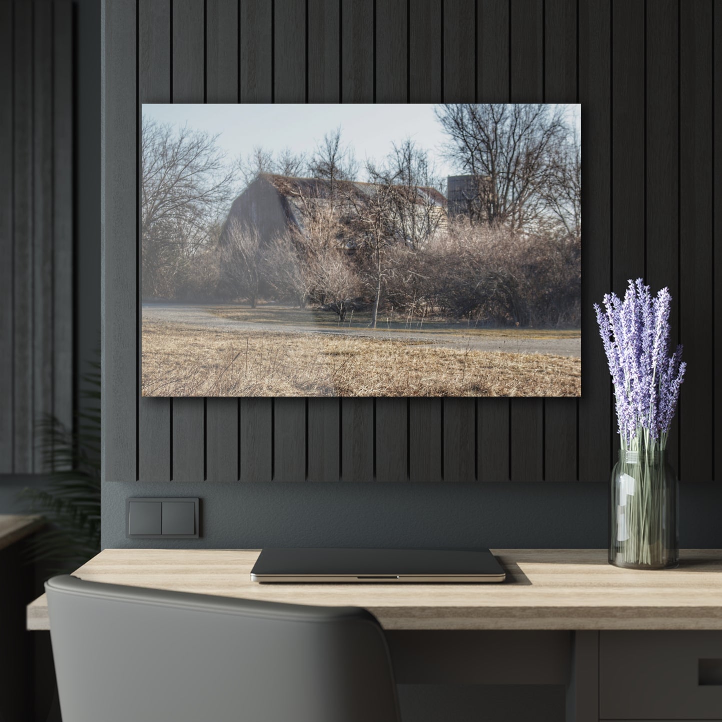 U R There Photography Weyer Road Hidden Rustic Farmhouse Acrylic Wall Print