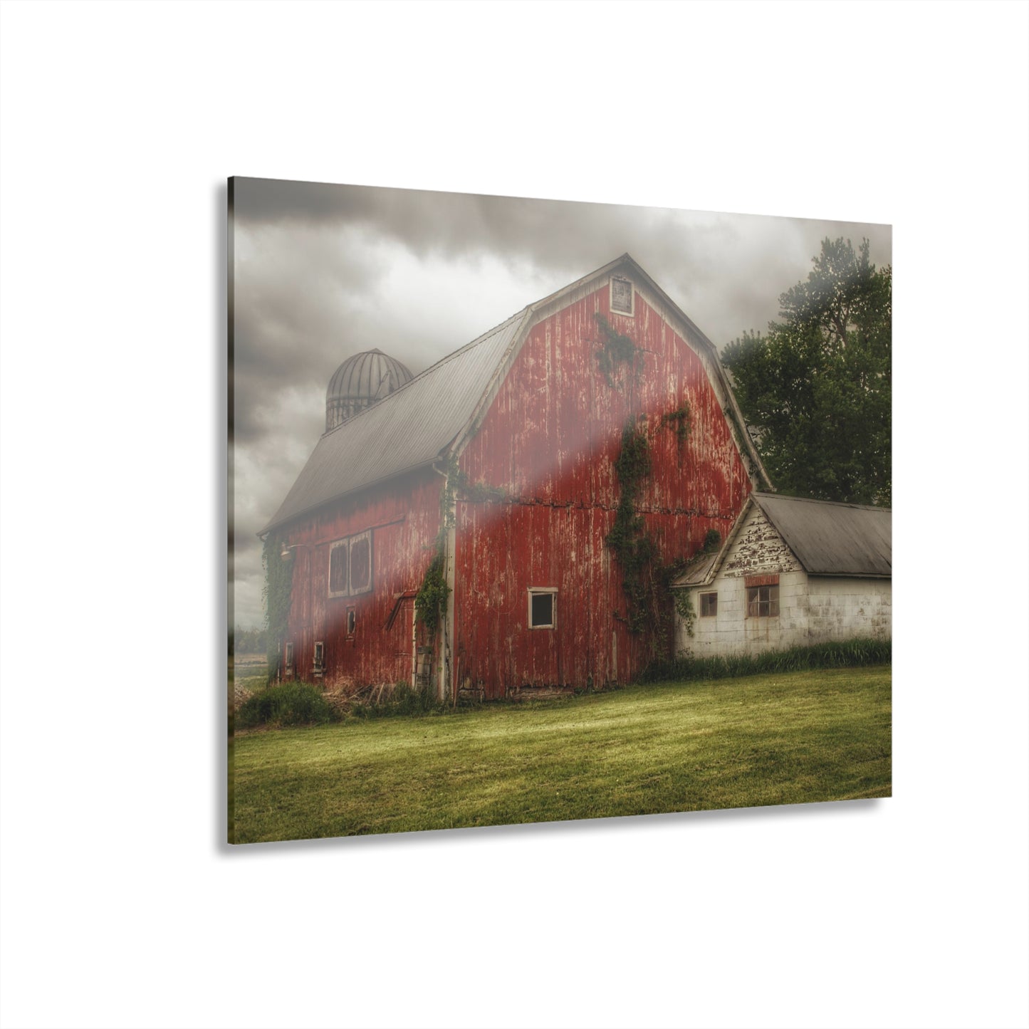 U R There Photography Stanley Road Red I Rustic Farmhouse Acrylic Wall Print