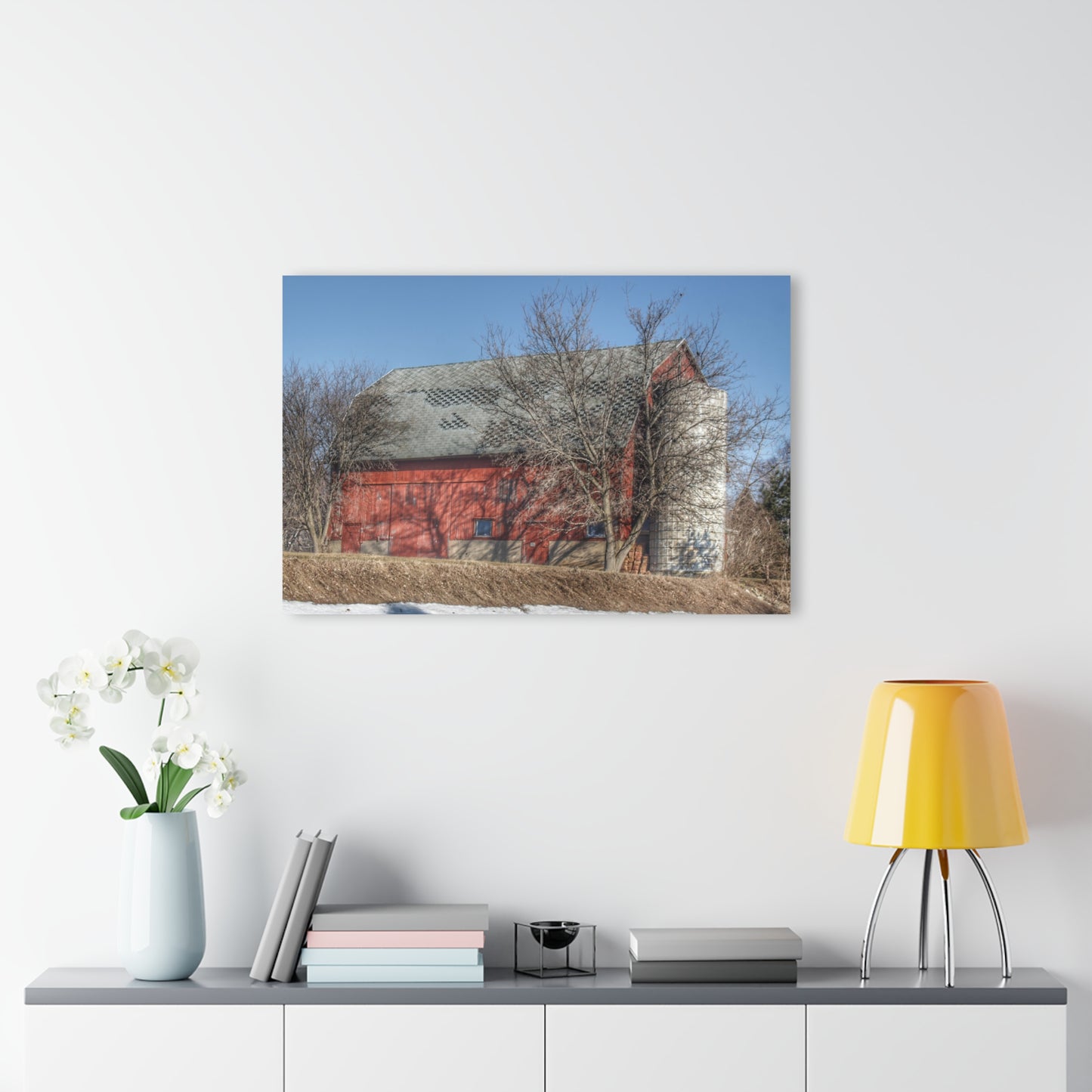 U R There Photography Van Dyke Red II Rustic Farmhouse Acrylic Wall Print