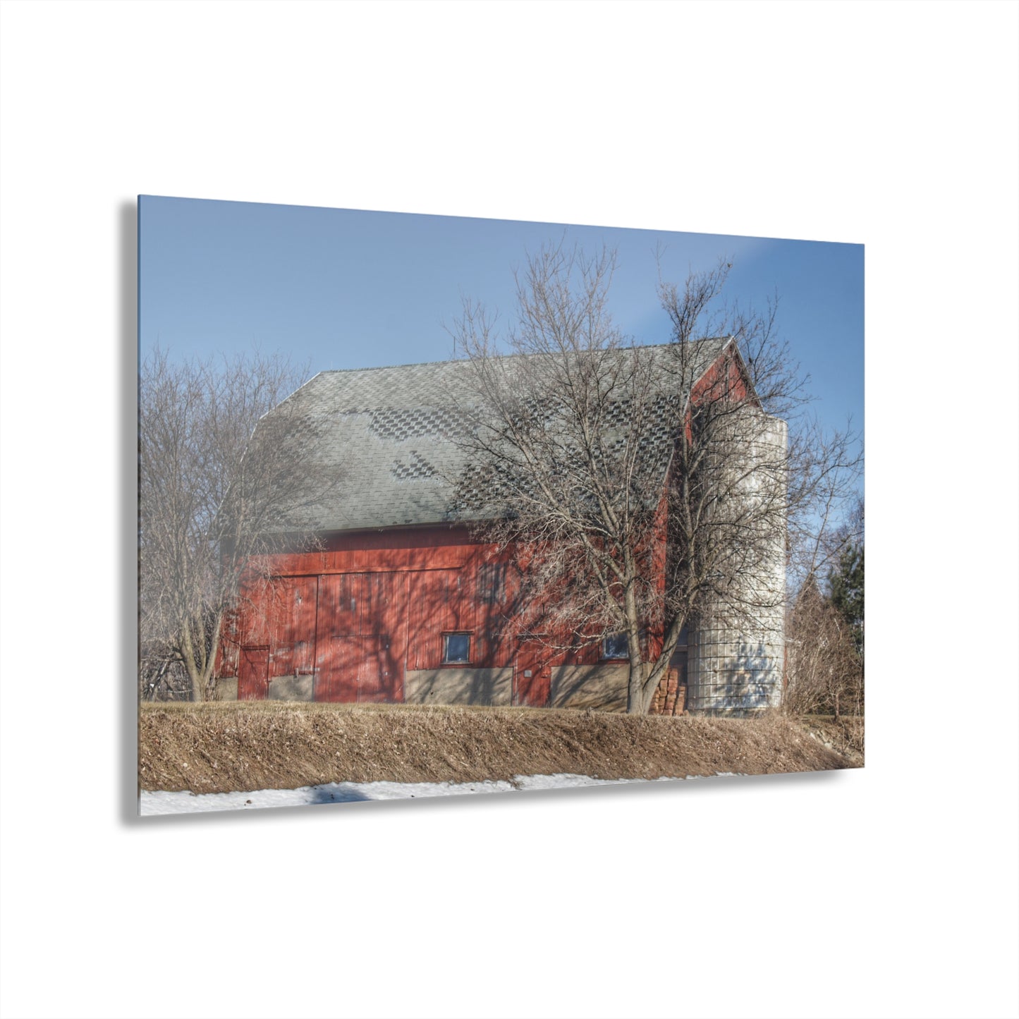U R There Photography Van Dyke Red II Rustic Farmhouse Acrylic Wall Print