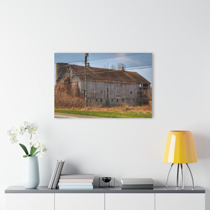 U R There Photography Metamora M-24 Grey III Rustic Farmhouse Acrylic Wall Print