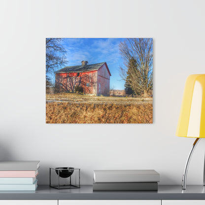 U R There Photography M-24 Barn at the Bend II Rustic Farmhouse Acrylic Wall Print