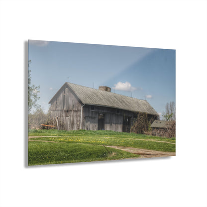 U R There Photography Wilder Road Grey II Rustic Farmhouse Acrylic Wall Print