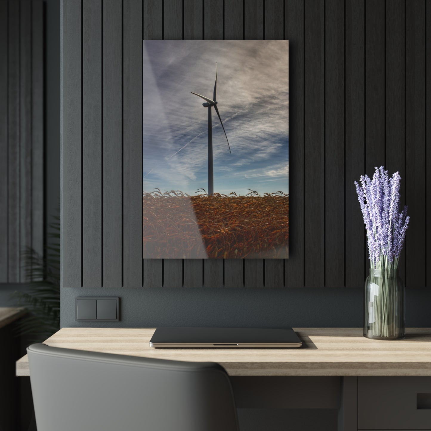 Barn Boutique Modern Farmhouse Acrylic Wall Print| North Gera Road Windmill