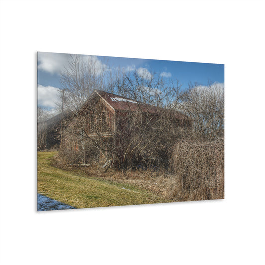 U R There Photography Buried Burnside Greys I Rustic Farmhouse Acrylic Wall Print