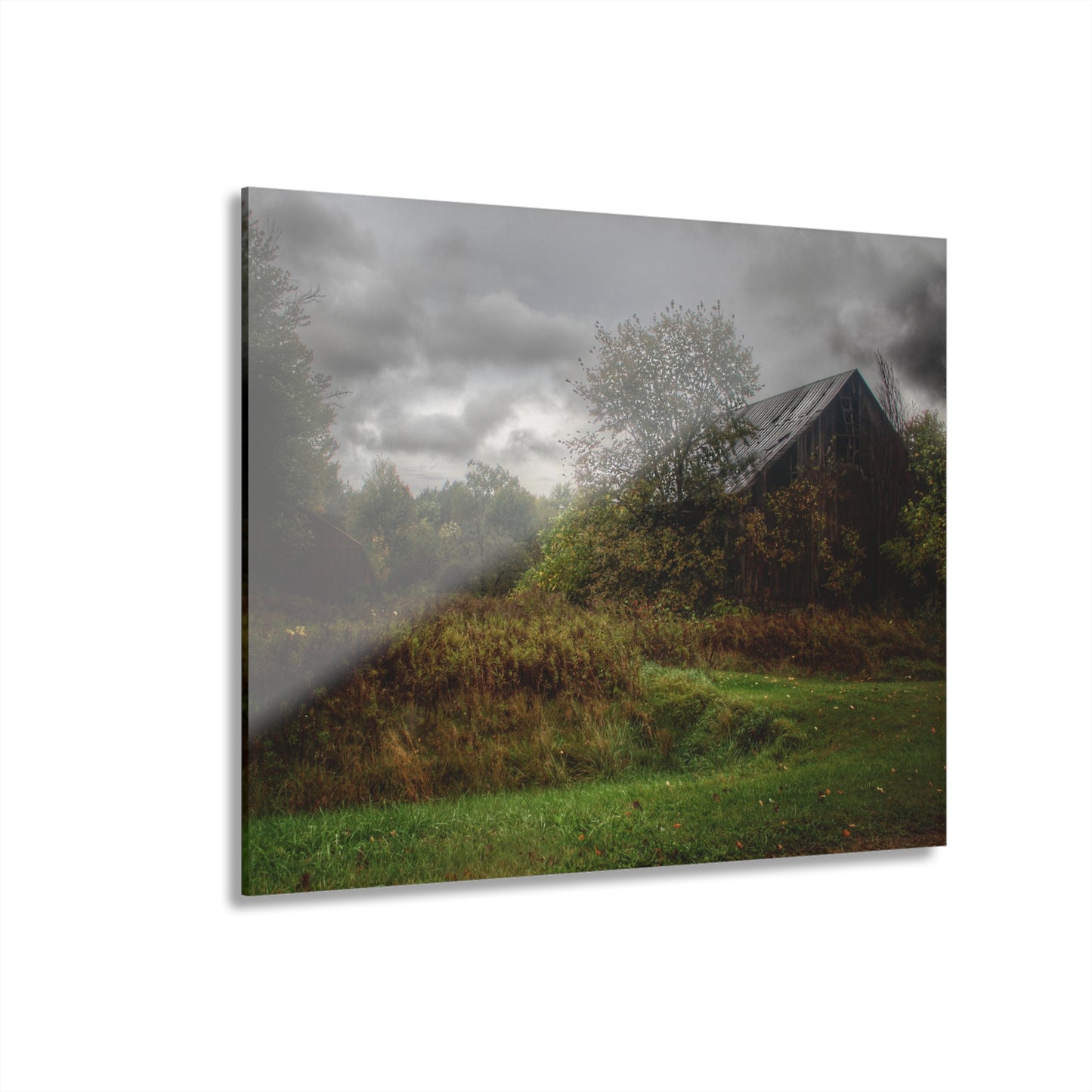 U R There Photography Day of Grey Rustic Farmhouse Acrylic Wall Print