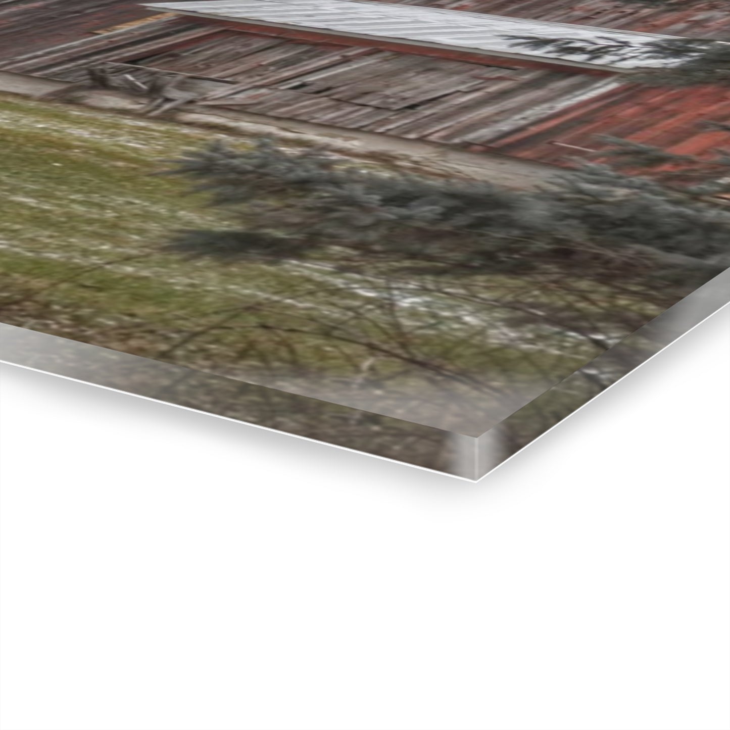 U R There Photography Hennessey Road Grey Rustic Farmhouse Acrylic Wall Print