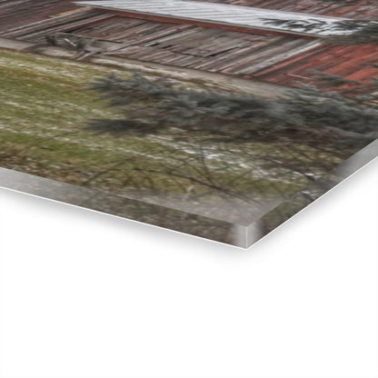 U R There Photography Hennessey Road Grey Rustic Farmhouse Acrylic Wall Print