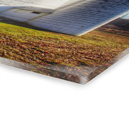 U R There Photography Elba White Rustic Farmhouse Acrylic Wall Print