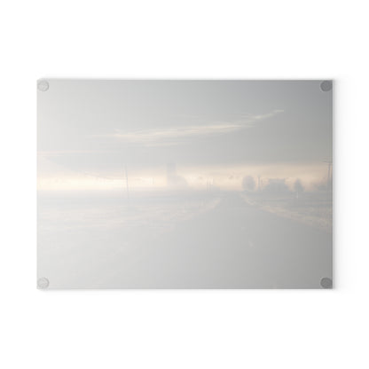 U R There Photography By Dawns Early Light Rustic Farmhouse Tempered-Glass Cutting Board