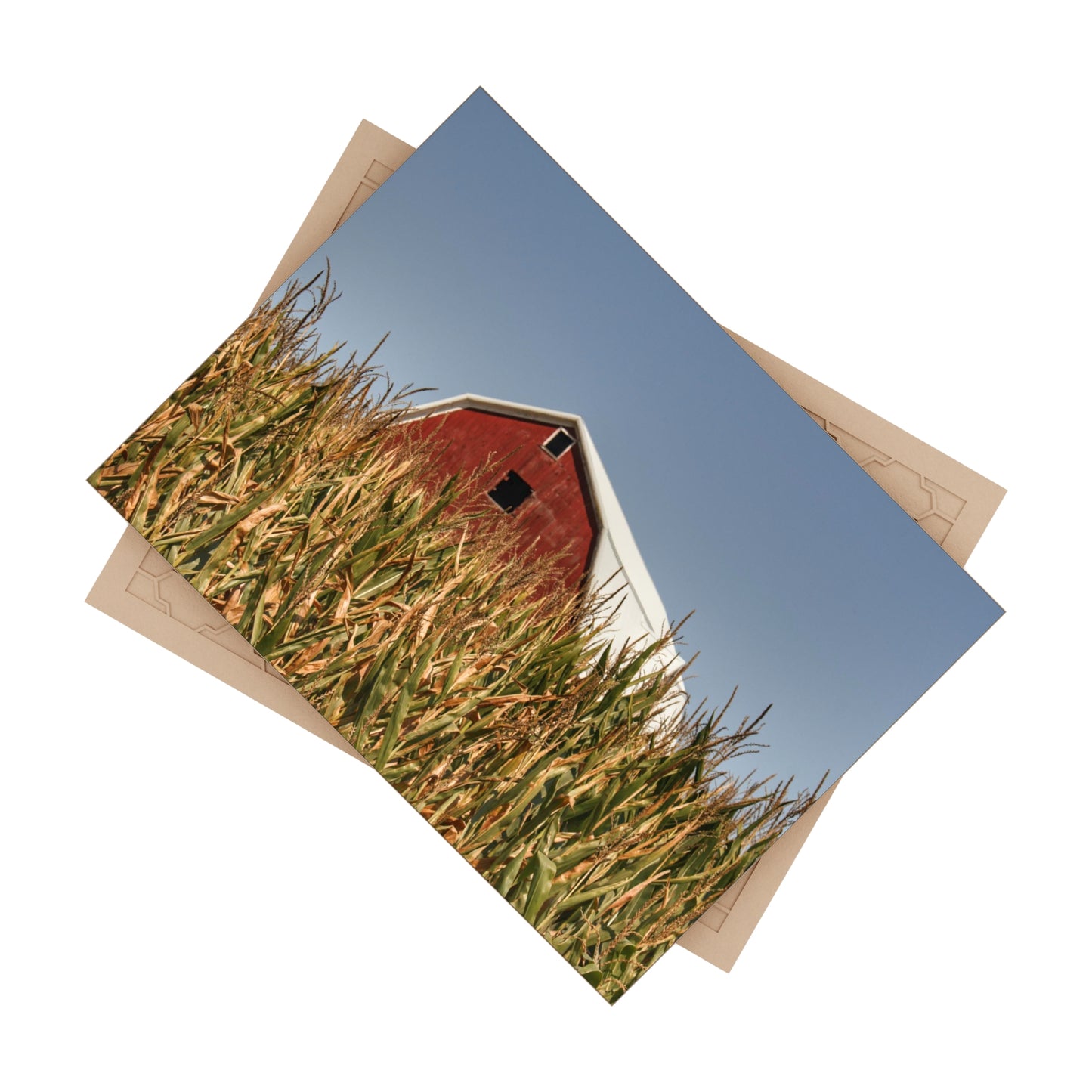 U R There Photography Beyond the Corn Rustic Farmhouse Decorative Ceramic Tile