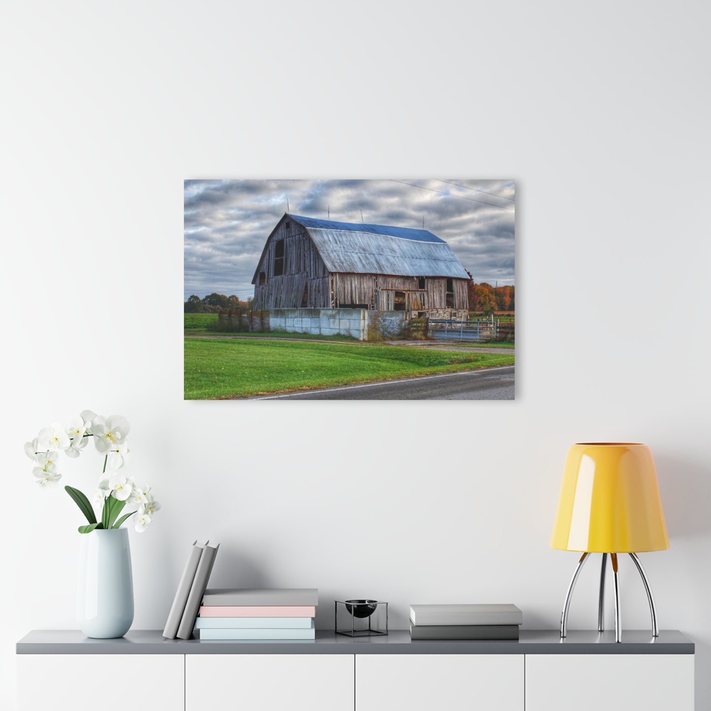 Barn Boutique Modern Farmhouse Acrylic Wall Print| Marlette Road Hay Barn