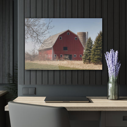 Barn Boutique Modern Farmhouse Acrylic Wall Print| Hadley Road Red II