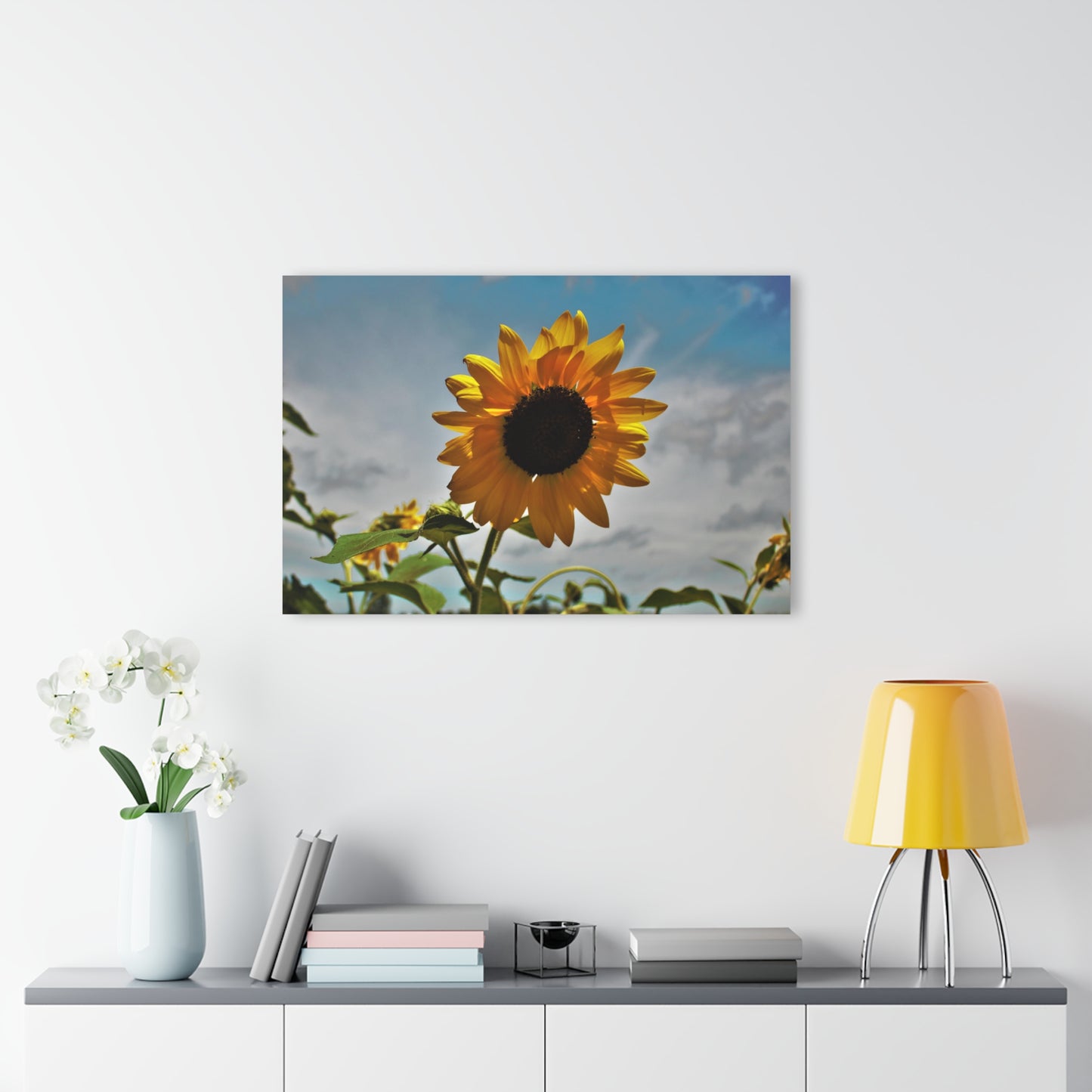 U R There Photography Awakening Sunflower Rustic Farmhouse Acrylic Wall Print