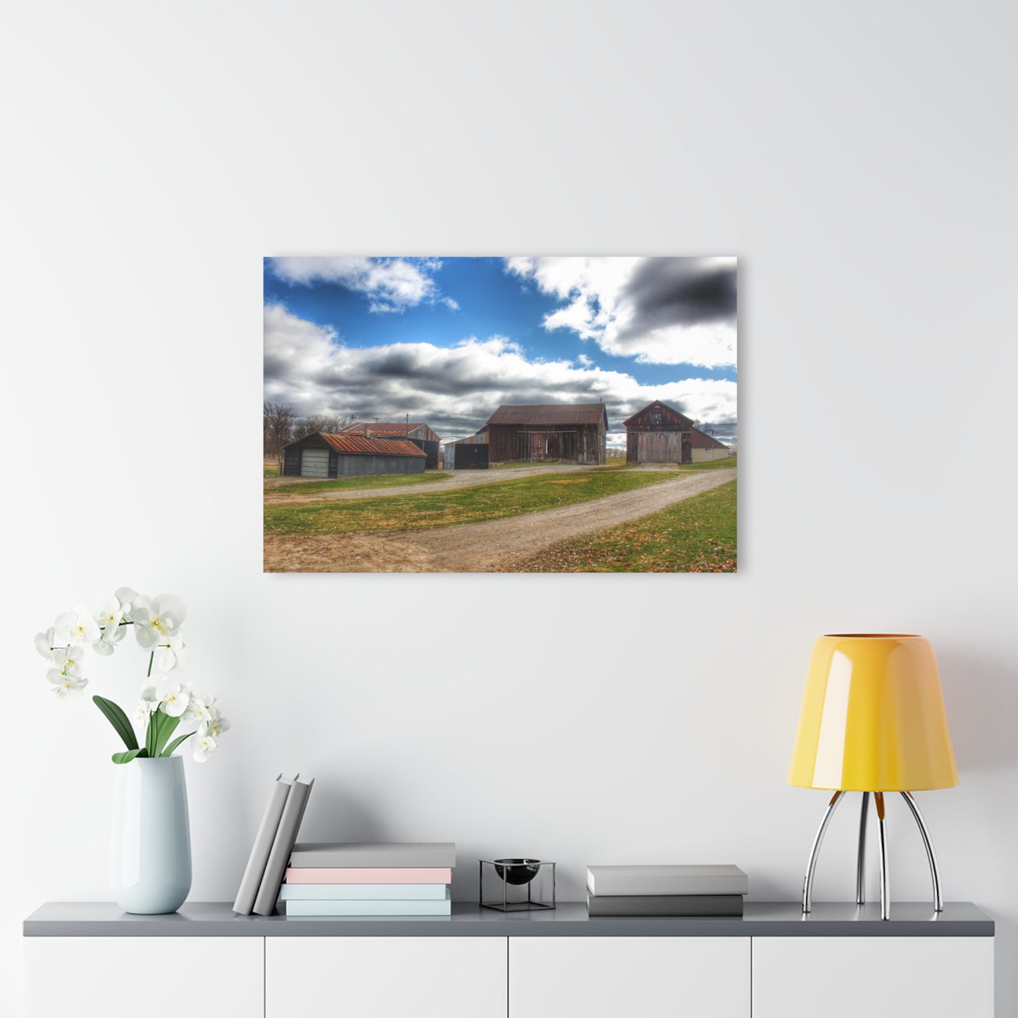 U R There Photography Buckhorn Lake Road Centennial Farm Rustic Farmhouse Acrylic Wall Print