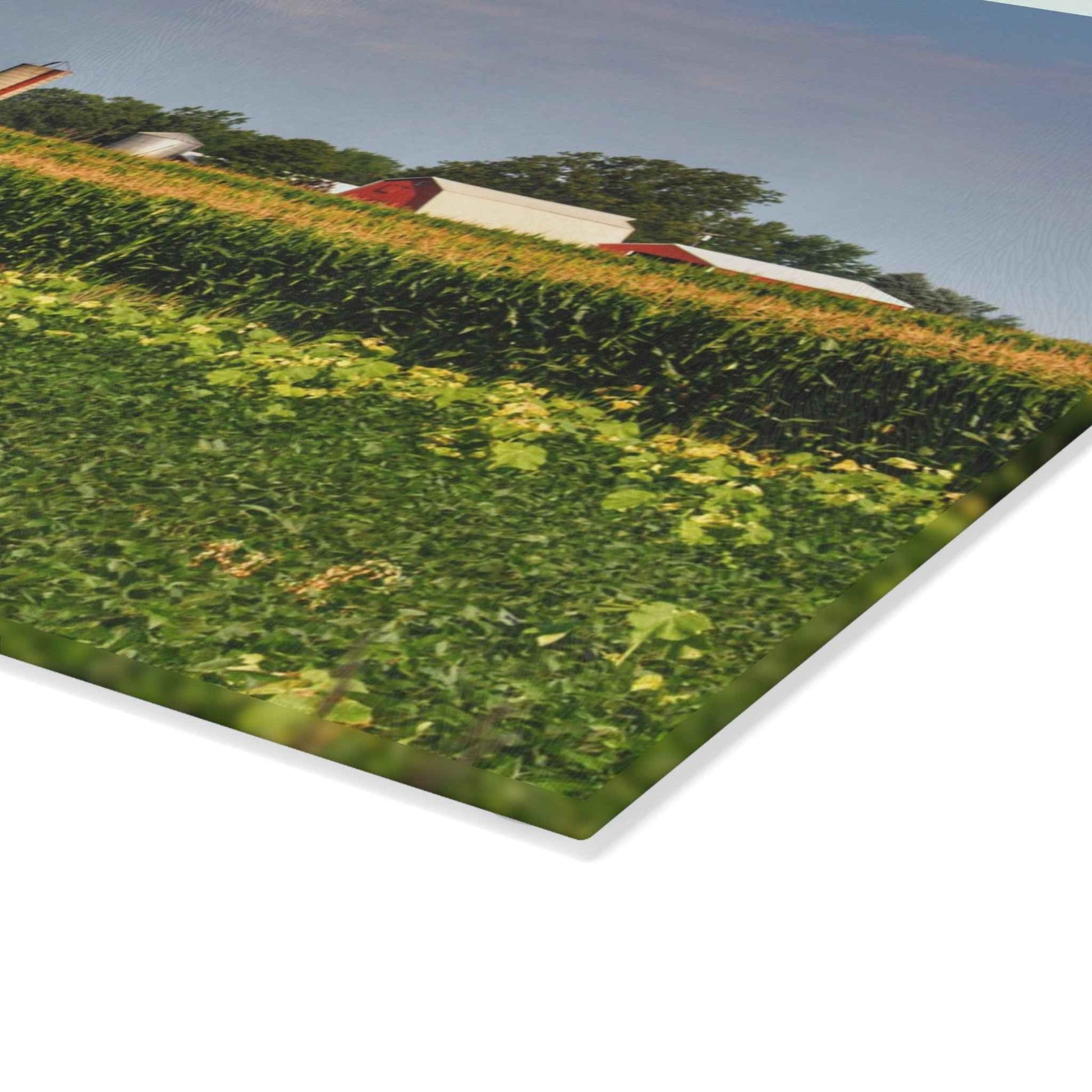 Rustic Farmhouse Cutting Board| Across the Field in Clifford