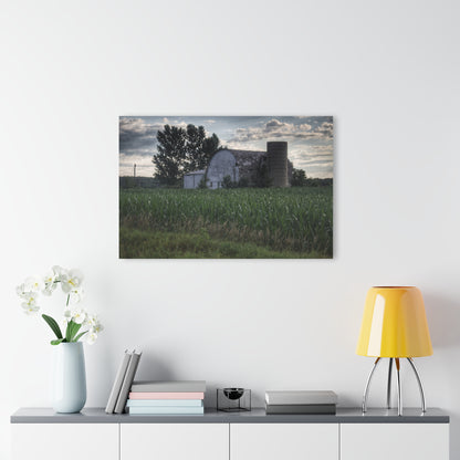 U R There Photography Genesee Road White Rustic Farmhouse Acrylic Wall Print