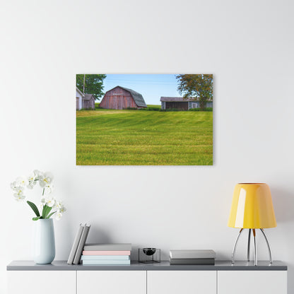 U R There Photography Cass City Elmwood Greys Rustic Farmhouse Acrylic Wall Print