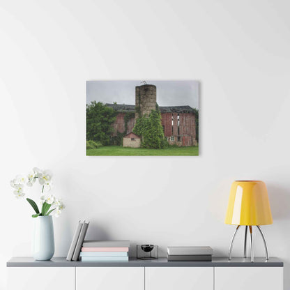 U R There Photography Imlay City Road Red I Rustic Farmhouse Acrylic Wall Print