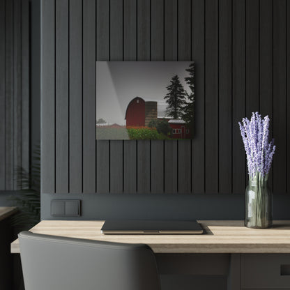 U R There Photography Beyond the Fog on Haines Rustic Farmhouse Acrylic Wall Print