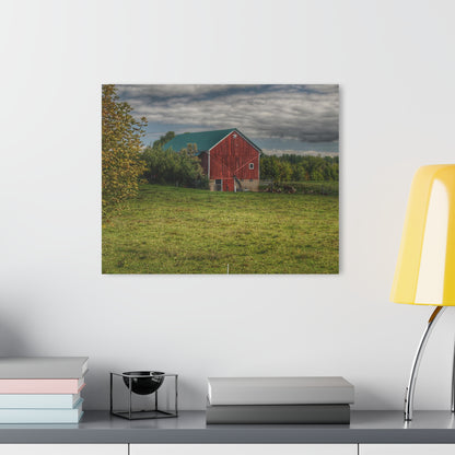 U R There Photography Kingston Plain Road Cow Barn Rustic Farmhouse Acrylic Wall Print