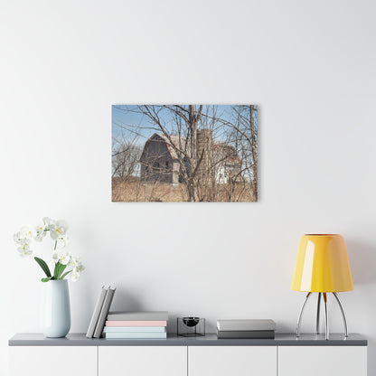 U R There Photography Hill Road Hidden Grey III Rustic Farmhouse Acrylic Wall Print