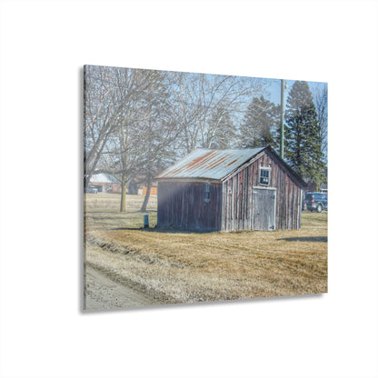 Ray Center Roadside Shack Rustic Farmhouse Acrylic Wall Print 14″ x 11″ (Horizontal) 0.25''