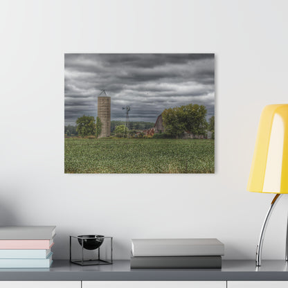 U R There Photography Rider Road Grey Rustic Farmhouse Acrylic Wall Print