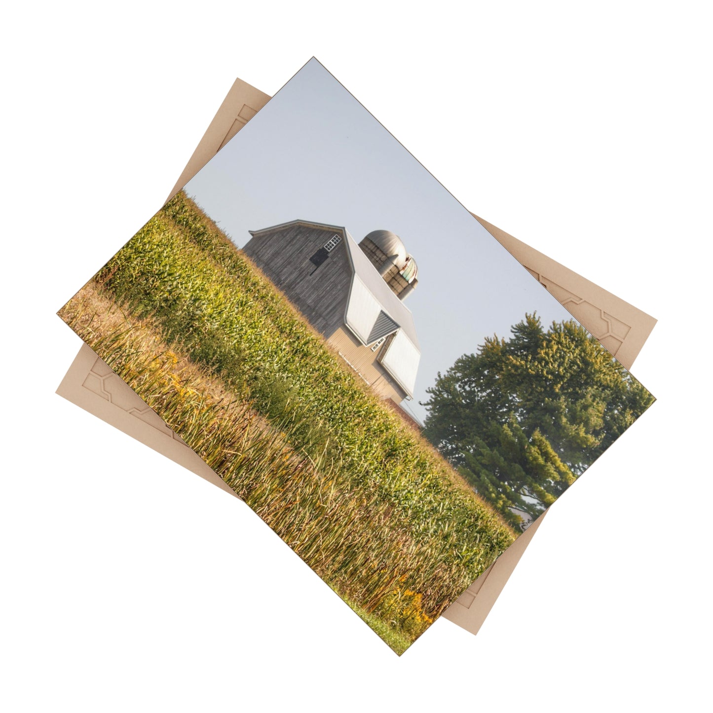 U R There Photography Beyond the September Corn on Swaffer Rustic Farmhouse Decorative Ceramic Tile