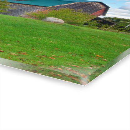 U R There Photography Frances Road Old Red II Rustic Farmhouse Acrylic Wall Print