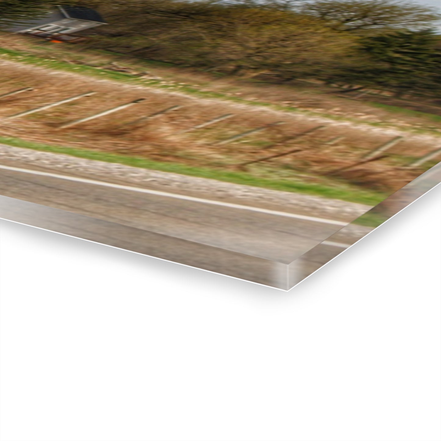 U R There Photography M-24 TnT Red II Rustic Farmhouse Acrylic Wall Print