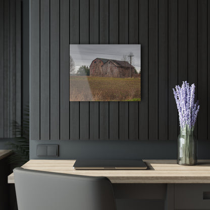 U R There Photography Bowers Road Grey Duo I Rustic Farmhouse Acrylic Wall Print