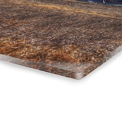 U R There Photography Marathon Haybarn on the Hill I Rustic Farmhouse Acrylic Wall Print