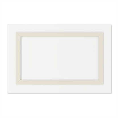 Rustic Farmhouse Wall Print Featuring Across Barnes Roads Frozen Corn Field