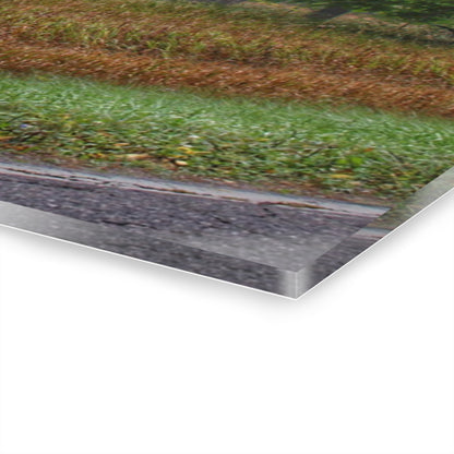 U R There Photography Metamora Road Grey Rustic Farmhouse Acrylic Wall Print