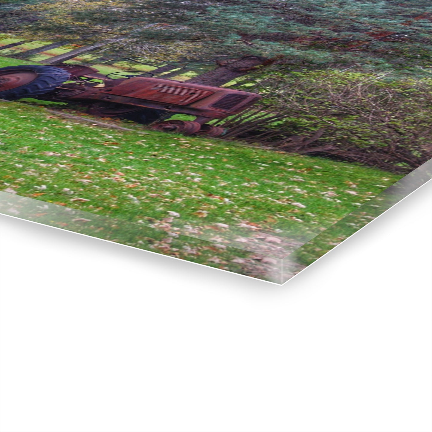 U R There Photography Casey Road Yard Art II Rustic Farmhouse Acrylic Wall Print