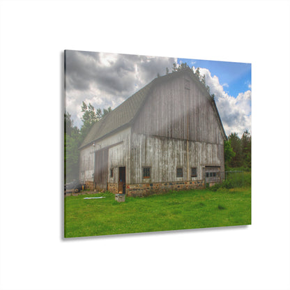 U R There Photography Fieldstone Grey Rustic Farmhouse Acrylic Wall Print