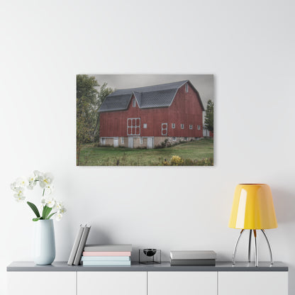 U R There Photography Vassar Road Red I Rustic Farmhouse Acrylic Wall Print