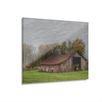 U R There Photography Stewart Road Little Grey Rustic Farmhouse Acrylic Wall Print