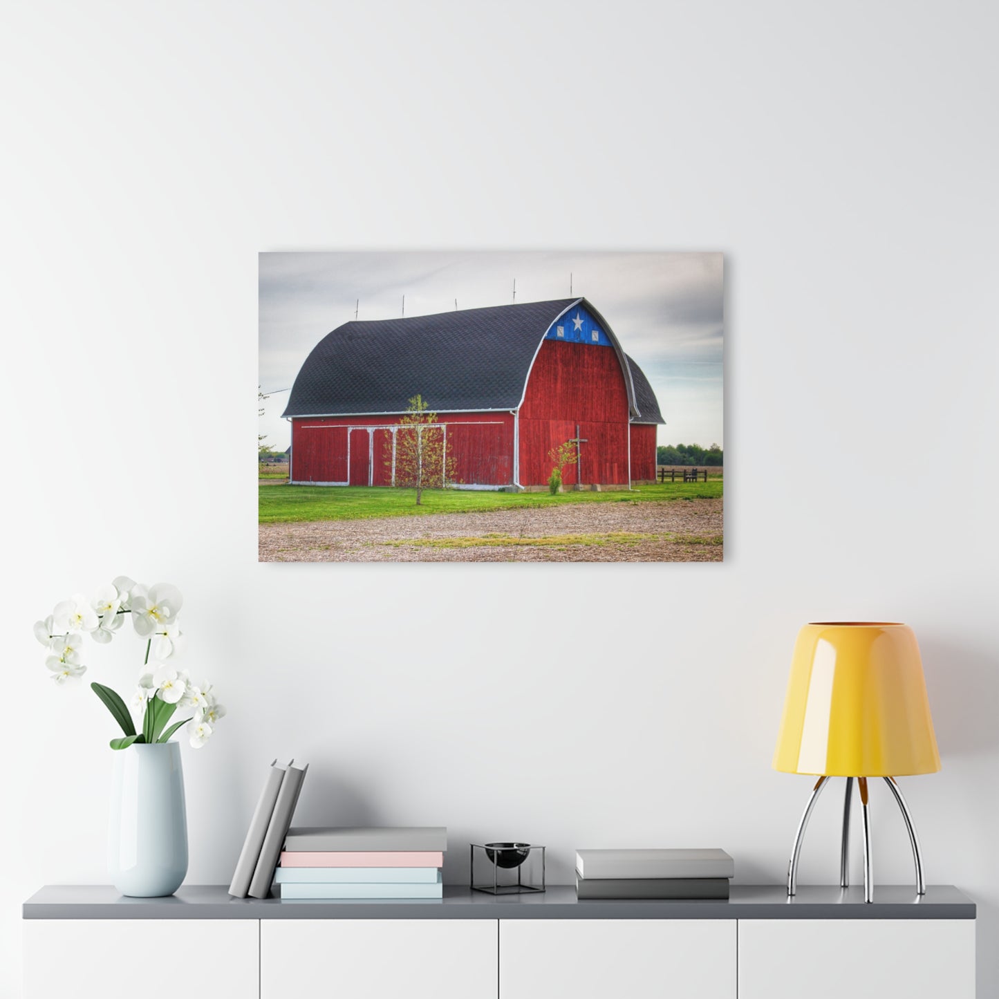 U R There Photography M-24 Star Barn Rustic Farmhouse Acrylic Wall Print