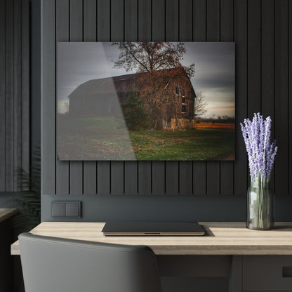 U R There Photography Melvin Grey Rustic Farmhouse Acrylic Wall Print