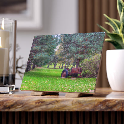 U R There Photography Casey Road Yard Art I Rustic Farmhouse Decorative Ceramic Tile