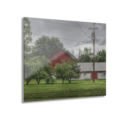 U R There Photography Hidden Red of M24 Rustic Farmhouse Acrylic Wall Print
