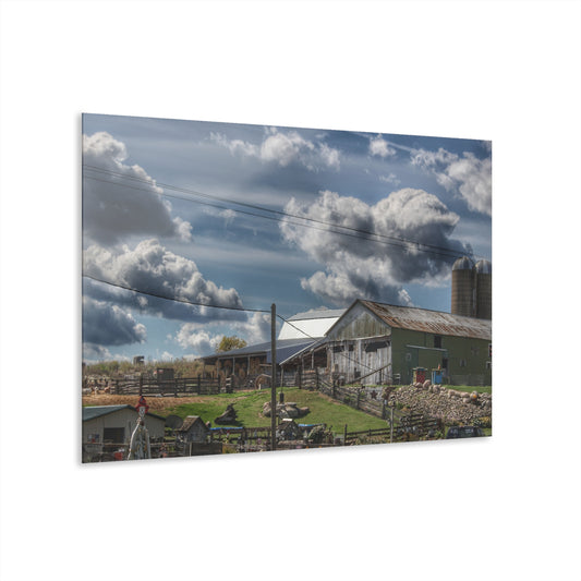 U R There Photography Sutton Road Haybarn Rustic Farmhouse Acrylic Wall Print