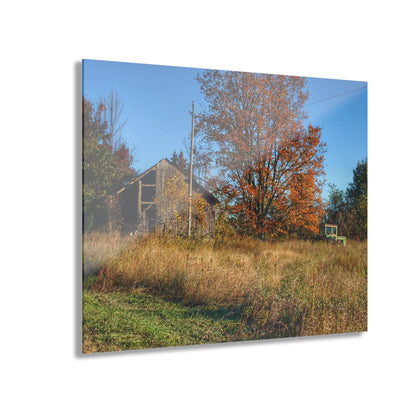 U R There Photography Clothier Road Grey Rustic Farmhouse Acrylic Wall Print